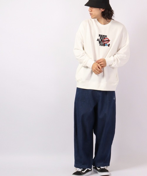 RE730 なみおくんディフォルメデザインビッグトレーナー 2022AW（スウェット）｜RE730（アールイーセブンサーティー）