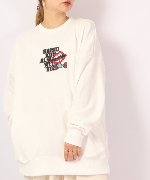 RE730 なみおくんディフォルメデザインビッグトレーナー 2022AW（スウェット）｜RE730（アールイーセブンサーティー）