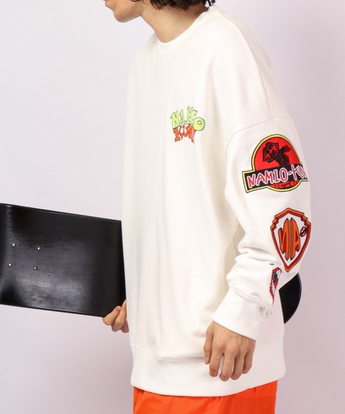 RE730 なみおくんディフォルメデザインビッグトレーナー 2022AW（スウェット）｜RE730（アールイーセブンサーティー）