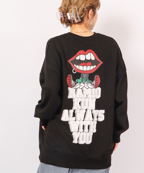 RE730 なみおくんディフォルメデザインビッグトレーナー 2022AW（スウェット）｜RE730（アールイーセブンサーティー）