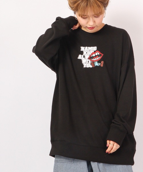 RE730 なみおくんディフォルメデザインビッグトレーナー 2022AW（スウェット）｜RE730（アールイーセブンサーティー）