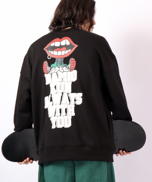 RE730 なみおくんディフォルメデザインビッグトレーナー 2022AW（スウェット）｜RE730（アールイーセブンサーティー）