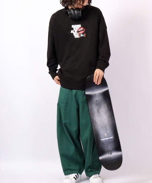 RE730 なみおくんディフォルメデザインビッグトレーナー 2022AW（スウェット）｜RE730（アールイーセブンサーティー）