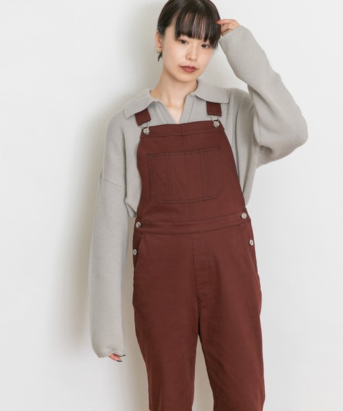 UR Lab.（アーバンリサーチラボ）の「衿付きスキッパーニット（ニット/セーター・レディース・チャコールグレー/ライトグレー/グリーン・FREE）」の15枚目の写真