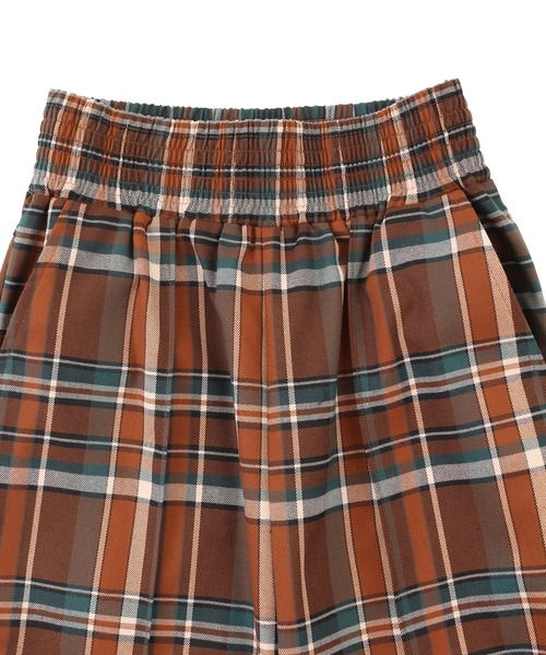 PUNYUS（プニュズ）の「チェックフレアパンツ（その他パンツ・レディース・ダークブラウン/ブラウン・4/3/1/2）」の8枚目の写真