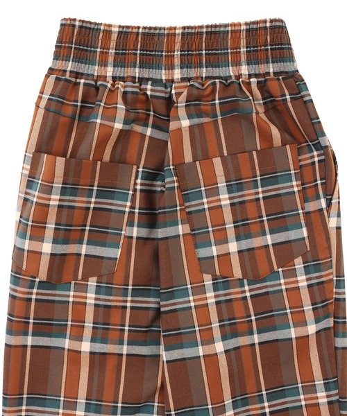 PUNYUS（プニュズ）の「チェックフレアパンツ（その他パンツ・レディース・ダークブラウン/ブラウン・4/3/1/2）」の7枚目の写真