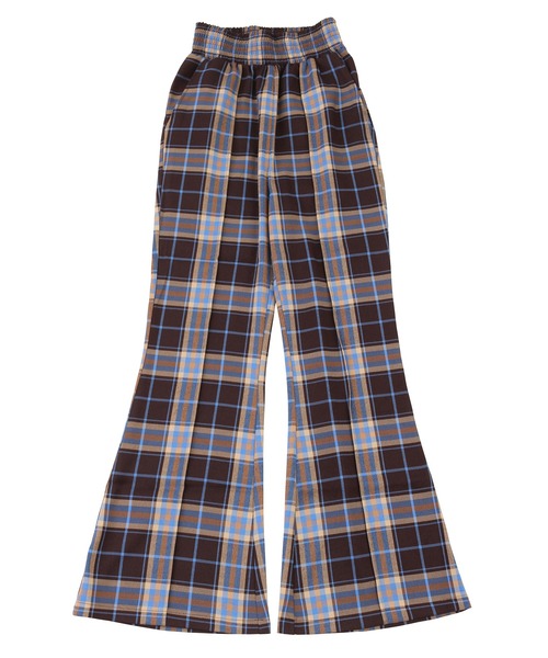 PUNYUS（プニュズ）の「チェックフレアパンツ（その他パンツ・レディース・ダークブラウン/ブラウン・4/3/1/2）」の14枚目の写真