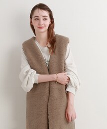 Cutie Blonde | ボアロングジレ(ベスト)