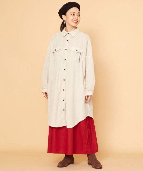 チャイハネ(チャイハネ)の「【チャイハネ】パローマシャツワンピース(シャツワンピース・レディース・グリーン/ホワイト/ブラック・FREE)」の16枚目の写真