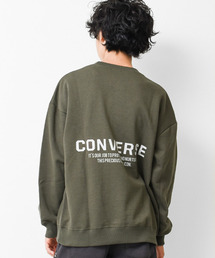 【裏起毛】CONVERSE 別注バックプリントビッグトレーナー