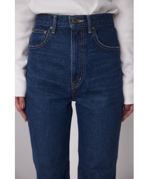 BLACK BY MOUSSY（ブラックバイマウジー）の「MATARI Al Makha denim（マタリアールマッカデニム）（デニムパンツ・レディース・ブルー/ライトブルー・25inch/24inch/23inch/26inch）」の17枚目の写真