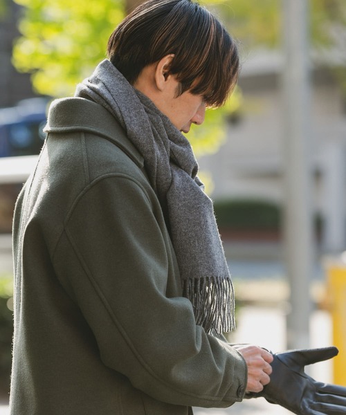 URBAN RESEARCH DOORS（アーバンリサーチドアーズ）の「カシミヤブレンド マフラー（マフラー・メンズ・チャコールグレー/グリーン/モカ/オレンジ・-）」の7枚目の写真