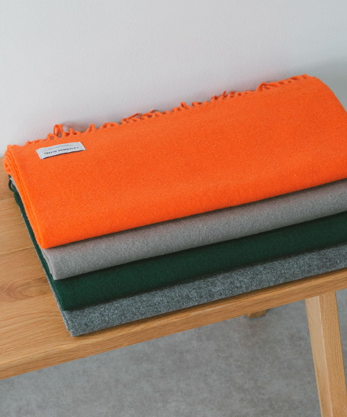 URBAN RESEARCH DOORS（アーバンリサーチドアーズ）の「カシミヤブレンド マフラー（マフラー・メンズ・チャコールグレー/グリーン/モカ/オレンジ・-）」の8枚目の写真