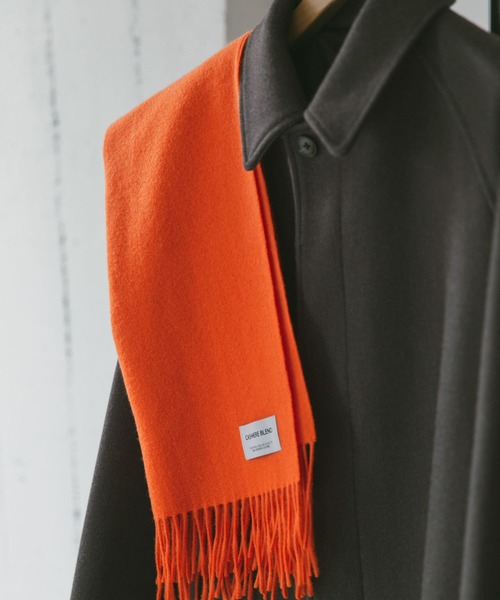 URBAN RESEARCH DOORS（アーバンリサーチドアーズ）の「カシミヤブレンド マフラー（マフラー・メンズ・チャコールグレー/グリーン/モカ/オレンジ・-）」の9枚目の写真