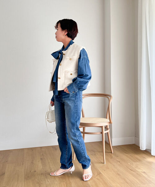 NOLLEY'S（ノーリーズ）の「ツイードジレ（ベスト）」 - WEAR