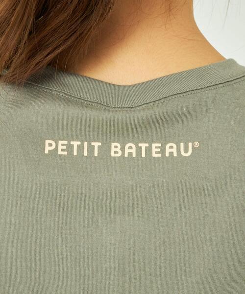 PETIT BATEAU(プチバトー)の「【別注】<PETIT BATEAU>バック プリント ショートスリーブ Tシャツ(Tシャツ/カットソー・レディース・オフホワイト/オリーブ/ブラック/その他1・FREE)」の14枚目の写真