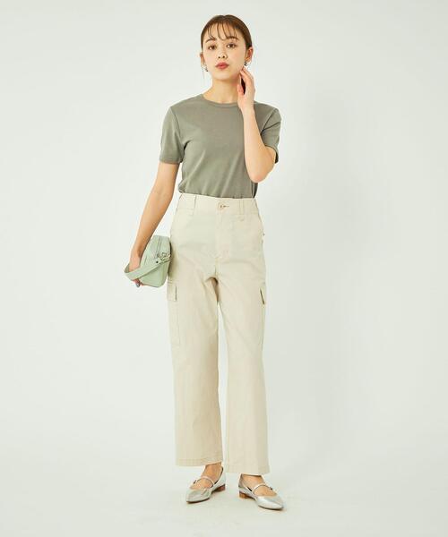 PETIT BATEAU(プチバトー)の「【別注】<PETIT BATEAU>バック プリント ショートスリーブ Tシャツ(Tシャツ/カットソー・レディース・オフホワイト/オリーブ/ブラック/その他1・FREE)」の12枚目の写真
