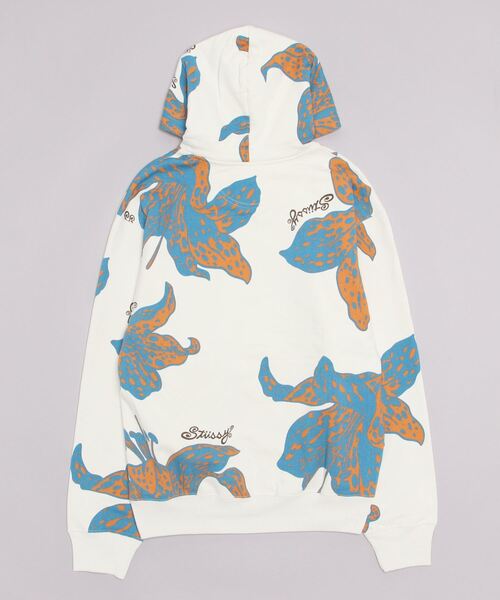 STUSSY(ステューシー)の「STUSSY/ステューシー FLORAL HOODIE フーディー(パーカー・メンズ・ホワイト系・M)」の9枚目の写真