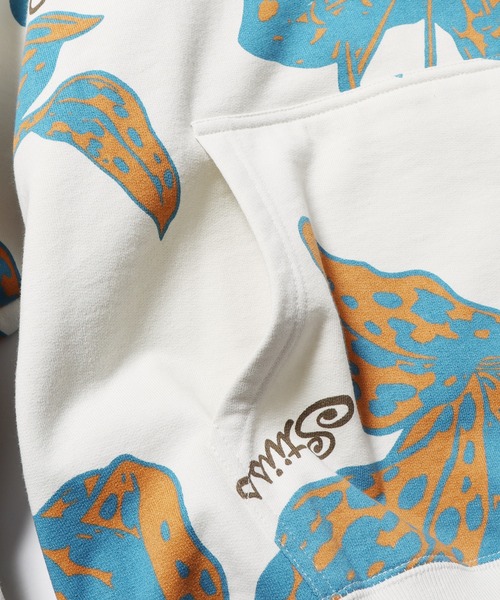 STUSSY(ステューシー)の「STUSSY/ステューシー FLORAL HOODIE フーディー(パーカー・メンズ・ホワイト系・M)」の5枚目の写真