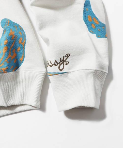 STUSSY(ステューシー)の「STUSSY/ステューシー FLORAL HOODIE フーディー(パーカー・メンズ・ホワイト系・M)」の6枚目の写真