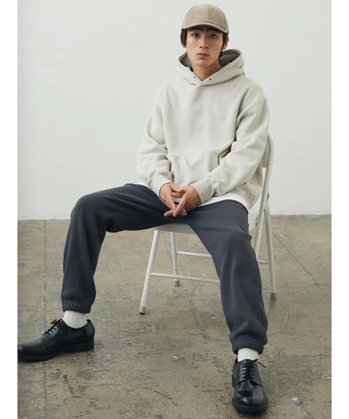 CRAFT STANDARD BOUTIQUE(クラフトスタンダードブティック)の「ニットフリースパーカー(パーカー・メンズ・ブラック/チャコールグレー/アイボリー/ブルー・M/L)」の11枚目の写真