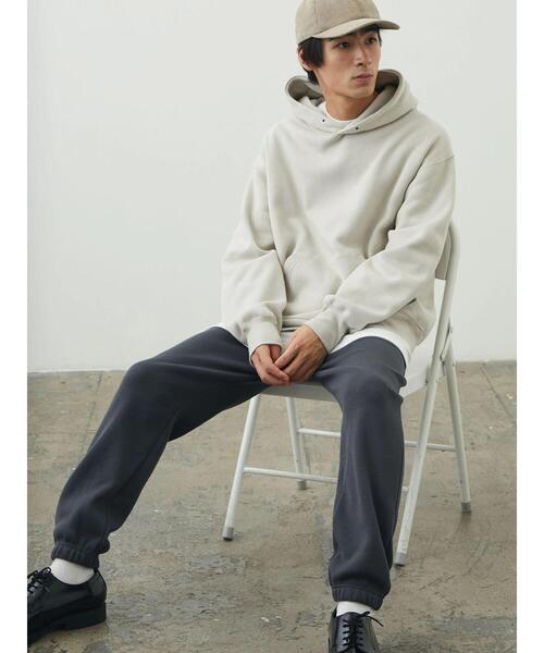 CRAFT STANDARD BOUTIQUE(クラフトスタンダードブティック)の「ニットフリースパーカー(パーカー・メンズ・ブラック/チャコールグレー/アイボリー/ブルー・M/L)」の12枚目の写真