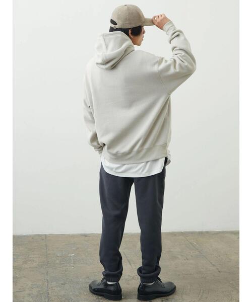 CRAFT STANDARD BOUTIQUE(クラフトスタンダードブティック)の「ニットフリースパーカー(パーカー・メンズ・ブラック/チャコールグレー/アイボリー/ブルー・M/L)」の16枚目の写真