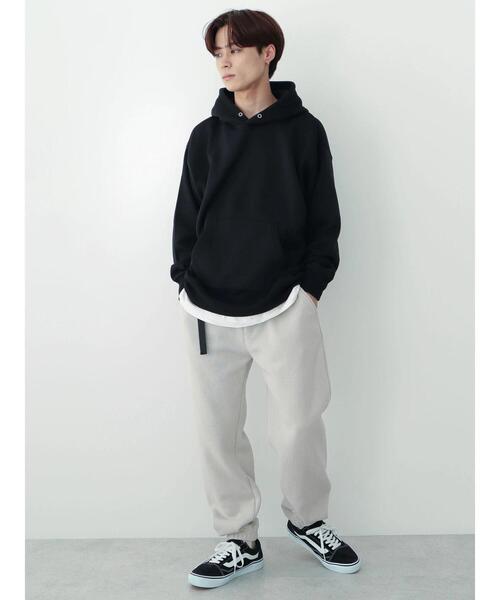 CRAFT STANDARD BOUTIQUE(クラフトスタンダードブティック)の「ニットフリースパーカー(パーカー・メンズ・ブラック/チャコールグレー/アイボリー/ブルー・M/L)」の20枚目の写真