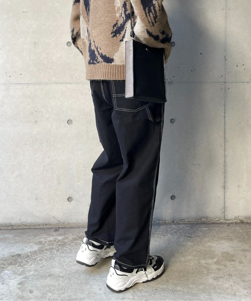 CPCM(シーピーシーエム)の「ペインターパンツ(チノパンツ・メンズ・ブラック/カーキ/アイボリー・LARGE/MEDIUM)」の15枚目の写真