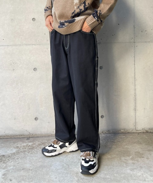 CPCM(シーピーシーエム)の「ペインターパンツ(チノパンツ・メンズ・ブラック/カーキ/アイボリー・LARGE/MEDIUM)」の16枚目の写真