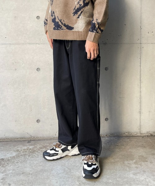 CPCM(シーピーシーエム)の「ペインターパンツ(チノパンツ・メンズ・ブラック/カーキ/アイボリー・LARGE/MEDIUM)」の17枚目の写真