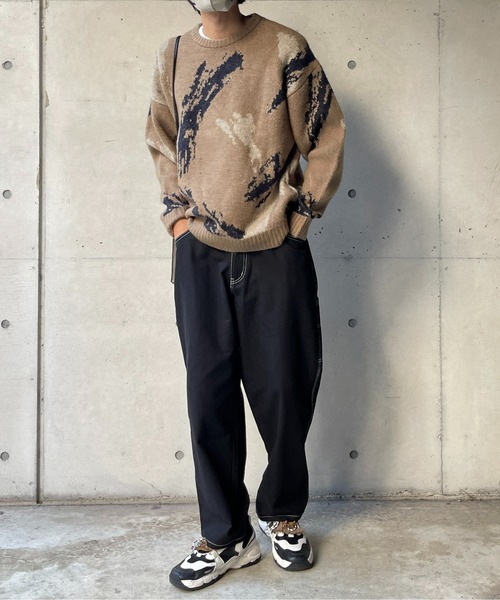 CPCM(シーピーシーエム)の「ペインターパンツ(チノパンツ・メンズ・ブラック/カーキ/アイボリー・LARGE/MEDIUM)」の18枚目の写真