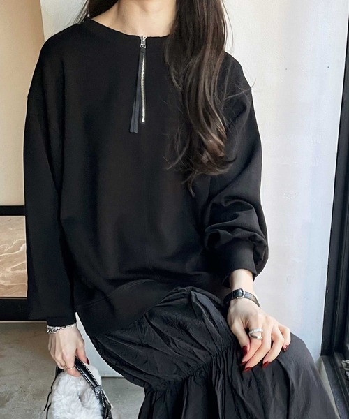 GeeRA(ジーラ)の「前後2WAYスウェットドッキングワンピース(ワンピース・レディース・チャコール/ベージュ/ブラック・MEDIUM/LARGE/X-LARGE/SMALL)」の18枚目の写真