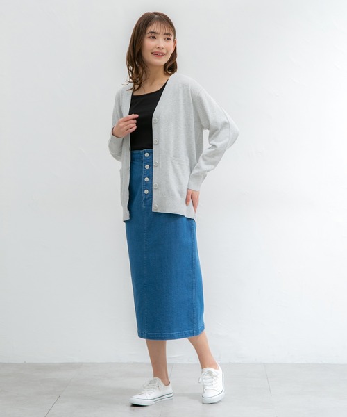 Honeys（ハニーズ）の「２ｗａｙタンクトップ（タンクトップ・レディース・オリーブ/スミクロ/ブラック/グレイッシュベージュ/アイボリー/イエロー系その他/ブラウン・LL/M/S/L）」の13枚目の写真