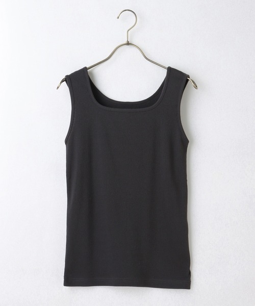 Honeys（ハニーズ）の「２ｗａｙタンクトップ（タンクトップ・レディース・オリーブ/スミクロ/ブラック/グレイッシュベージュ/アイボリー/イエロー系その他/ブラウン・LL/M/S/L）」の21枚目の写真