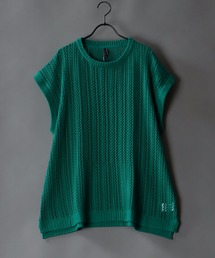Openwork knitting vest/透かし編み ニットベスト