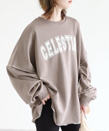 reca | ビッグシルエット裏毛ロゴスウェット(スウェット)