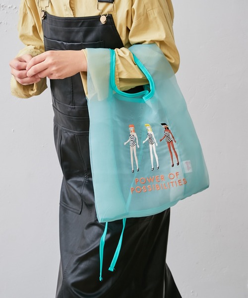 Barbie（バービー）の「バービー チュールエコバッグ（エコバッグ/サブバッグ・レディース・ピンク/ブルー/グリーン・フリー）」の8枚目の写真