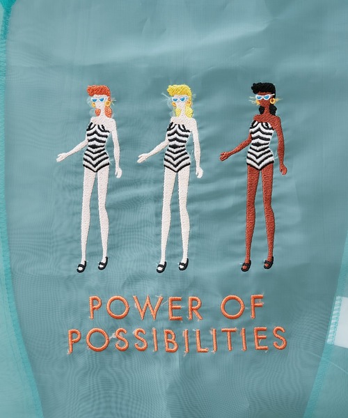 Barbie（バービー）の「バービー チュールエコバッグ（エコバッグ/サブバッグ・レディース・ピンク/ブルー/グリーン・フリー）」の11枚目の写真