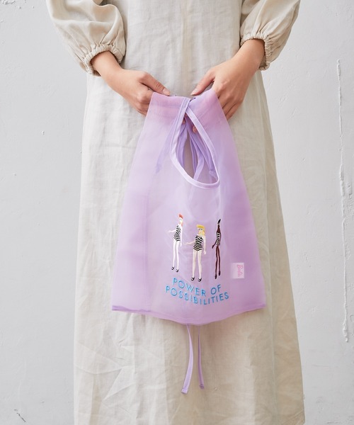 Barbie（バービー）の「バービー チュールエコバッグ（エコバッグ/サブバッグ・レディース・ピンク/ブルー/グリーン・フリー）」の9枚目の写真