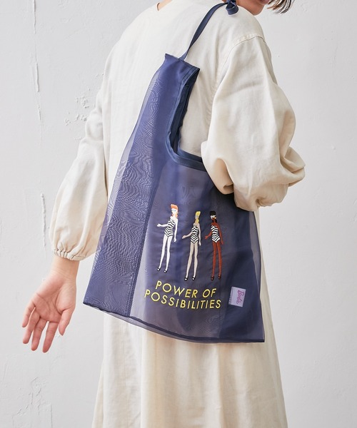 Barbie（バービー）の「バービー チュールエコバッグ（エコバッグ/サブバッグ・レディース・ピンク/ブルー/グリーン・フリー）」の7枚目の写真