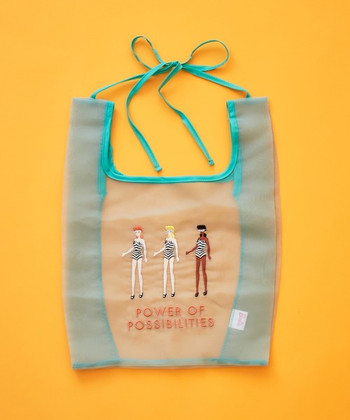 Barbie（バービー）の「バービー チュールエコバッグ（エコバッグ/サブバッグ・レディース・ピンク/ブルー/グリーン・フリー）」の6枚目の写真