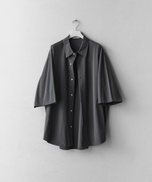 remer | loose soft cotton over shirt / ルーズソフトコットンオーバーシャツ ( half sleeve )(シャツ/ブラウス)