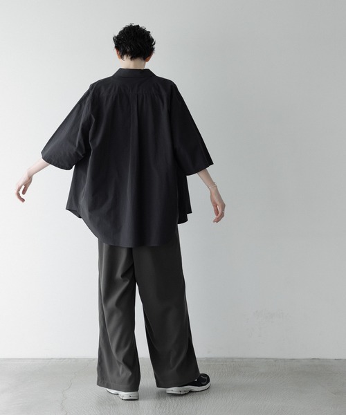 loose soft cotton over shirt / ルーズソフトコットンオーバー