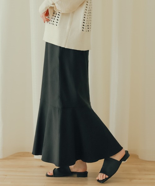 SENSE OF PLACE by URBAN RESEARCH(センスオブプレイスバイアーバンリサーチ)の「サテンストレッチミュール(サンダル・レディース・ブラック/グリーン/アイボリー/ベージュ・LARGE/MEDIUM/SMALL)」の10枚目の写真