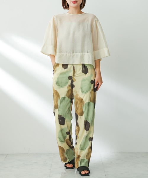 SENSE OF PLACE by URBAN RESEARCH(センスオブプレイスバイアーバンリサーチ)の「サテンストレッチミュール(サンダル・レディース・ブラック/グリーン/アイボリー/ベージュ・LARGE/MEDIUM/SMALL)」の6枚目の写真