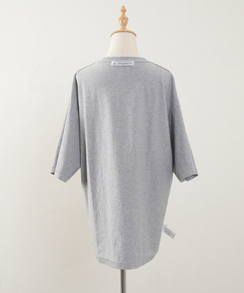 セール】プリントT knock on wood（GRY）（Tシャツ/カットソー