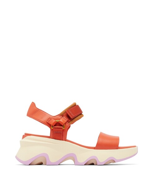 SOREL（ソレル）の「SOREL／レディース キネティックインパクト ワイストラップハイ サンダル 厚底 高反発クッション／ソレル（サンダル・レディース・ホワイト/ブラック/グリーン×オレンジ/ブラウン/オレンジ/アイボリー/ピンク/ブラック×ホワイト/グリーン/オレンジ系その他/ベージュ・24.5cm/24.0cm/23.5cm/23.0cm/26.0cm/25.0cm/25.5cm/26.5cm/22.5cm）」の19枚目の写真