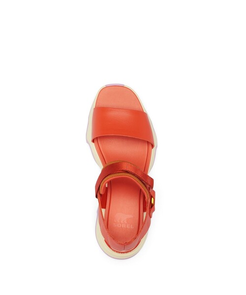 SOREL（ソレル）の「SOREL／レディース キネティックインパクト ワイストラップハイ サンダル 厚底 高反発クッション／ソレル（サンダル・レディース・ホワイト/ブラック/グリーン×オレンジ/ブラウン/オレンジ/アイボリー/ピンク/ブラック×ホワイト/グリーン/オレンジ系その他/ベージュ・24.5cm/24.0cm/23.5cm/23.0cm/26.0cm/25.0cm/25.5cm/26.5cm/22.5cm）」の21枚目の写真
