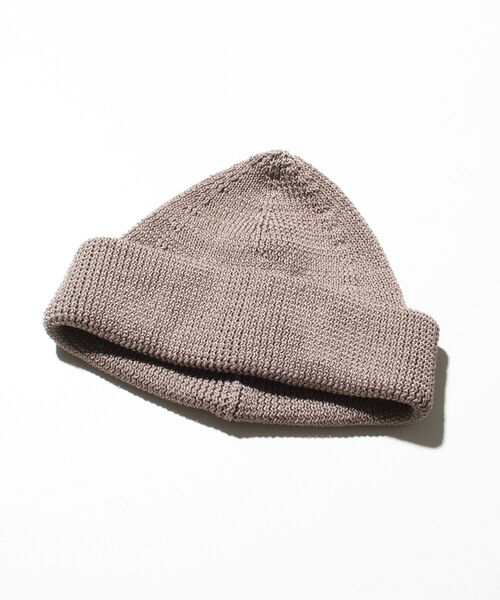 GLOSTER（グロスター）の「【GLOSTER/グロスター】JAPANMADE リブロールワッチ ニット帽 日本製 ニットキャップ（ニットキャップ/ビーニー・メンズ・ミント/ブラック/ベージュ/オフホワイト/イエロー/オレンジ・FREE）」の3枚目の写真